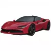 3D dėlionė Ravensburger Iconics Ferrari SF90 Stradale – kolekcinis modelis