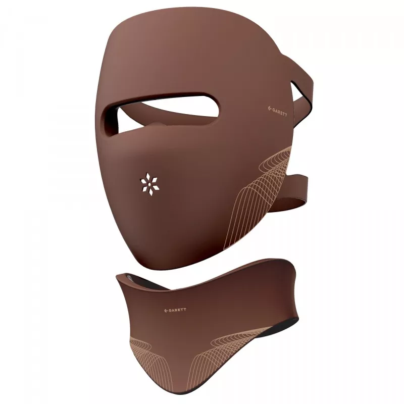 Garett Beauty Skin Ritual Face & Neck LED kaukė, ruda
