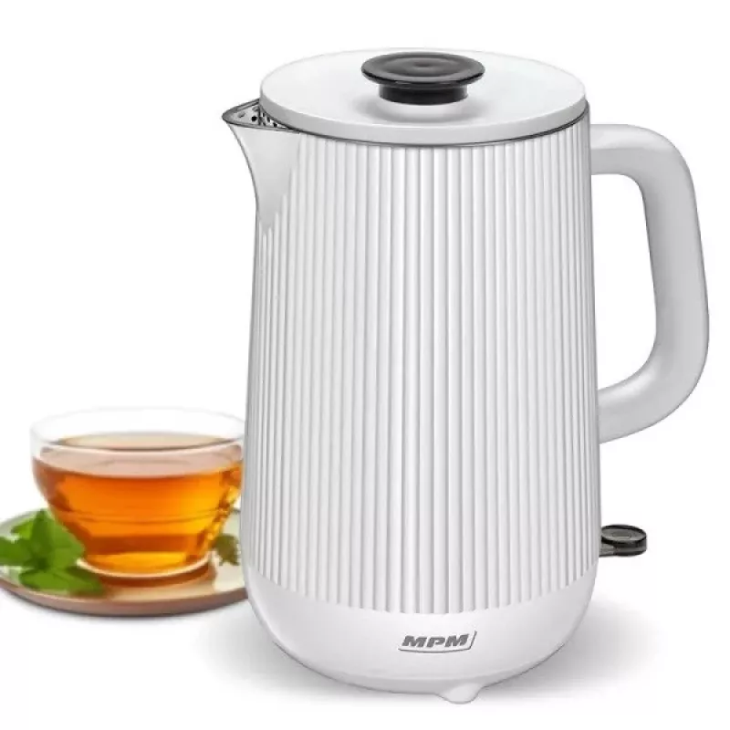 MPM MCZ-115 elektrinis virdulys 1.5 L 1800 W Baltas