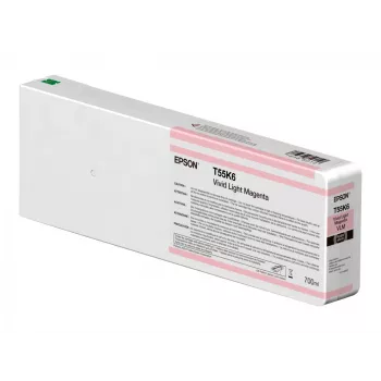 Epson T55K60N UltraChrome HDX/HD rašalo kasetė 1 vnt. Originali ryški šviesiai purpurinė