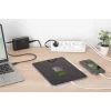 DIGITUS 3 krypčių ilgintuvas su 2×USB-A ir 1×USB-C, 3 kištukiniai lizdai E/F, 1,5 m laidas, baltas