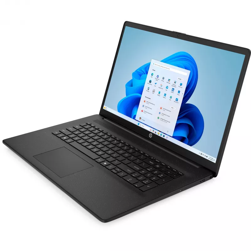 Nešiojamas kompiuteris HP 17-cp2058ng, juodas, AMD Ryzen 5 7520U, AMD Radeon Graphics, 16 GB LPDDR5, 512 GB SSD, Windows 11 Home