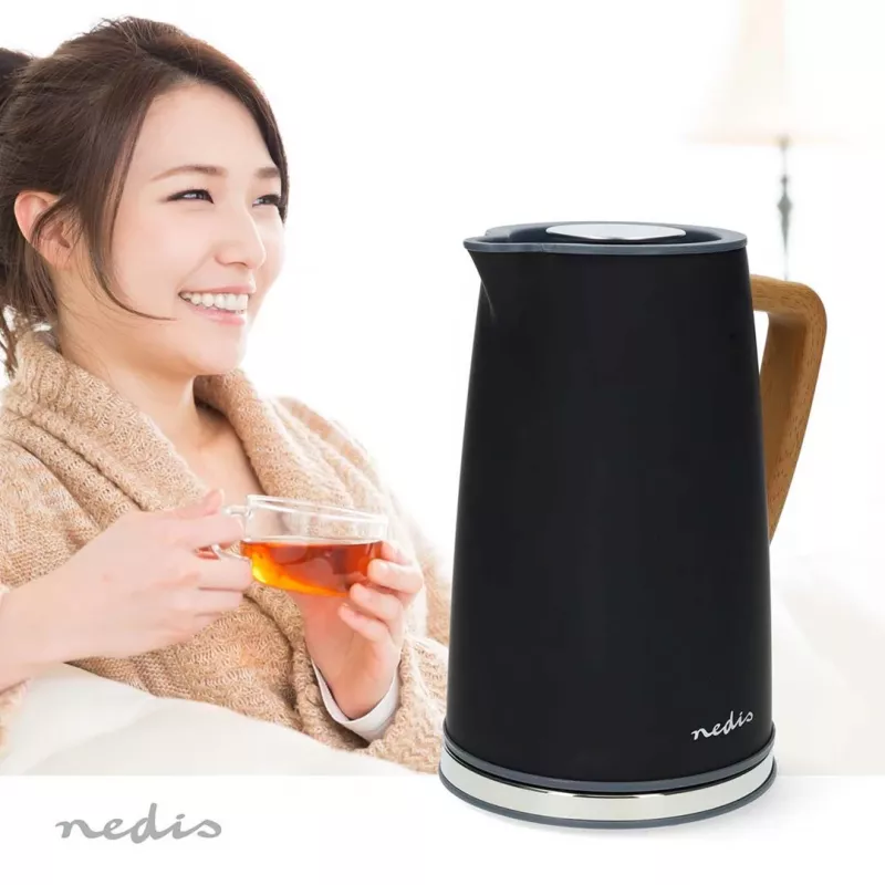 Elektrinis virdulys Nedis KAWK510EBK 1.7 L 2200 W Juodas