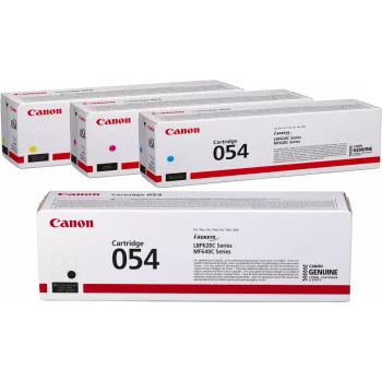 Canon 054 tonerio rinkinys, 4 spalvos (juoda, žydra, purpurinė, geltona), 3024C002set