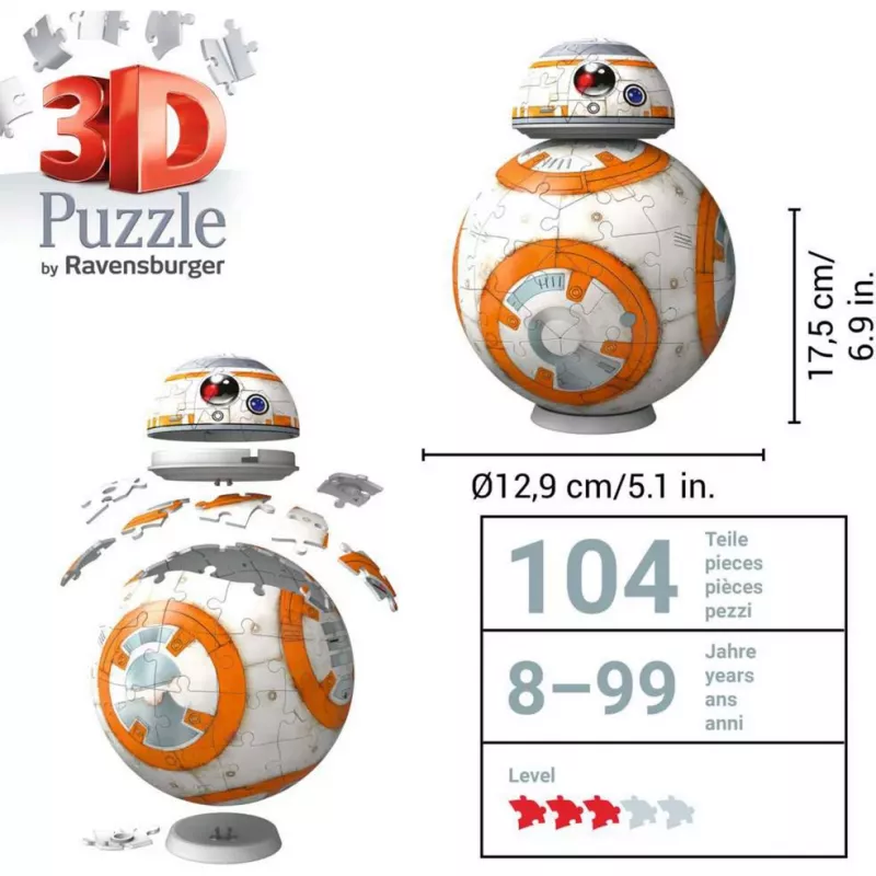 3D dėlionė Ravensburger 11577 Žvaigždžių karai 531 detalė