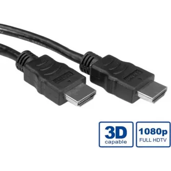 VALUE HDMI laidas, 3 m, 19 kontaktų (M) – (M), ekranuotas, juodas (11.99.5733)