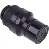 Alphacool 17440 žalvarinė jungtis aušinimui, juoda, 32×86×32 mm