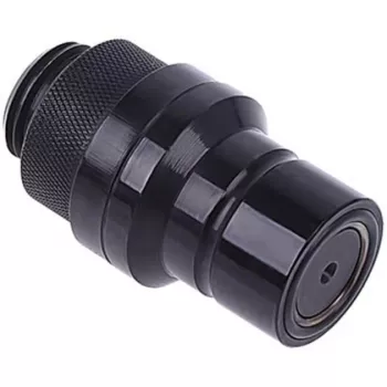 Alphacool 17440 žalvarinė jungtis aušinimui, juoda, 32×86×32 mm