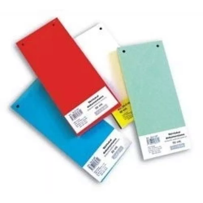 Kartoninis skirtukas SMLT SK-D-SP/Z aplankalams 11 x 23,5 cm, žalias, pakuotė po 50 vnt.