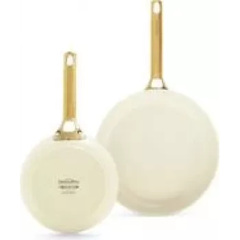 Keptuvių rinkinys GreenPan Padova Reserve — aliuminis, kreminė, Ø20 cm ir Ø26 cm, 2 vnt.