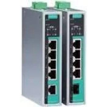 Nevaldomas gigabito Ethernet svičius MOXA EDS-G205A-4PoE-T 5 prievadai (4x PoE) aliuminis 4U