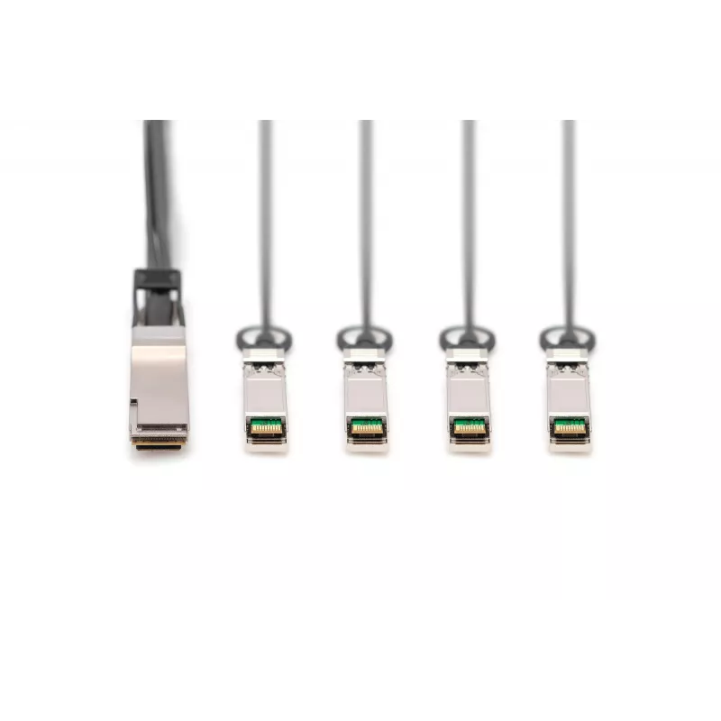 Digitus 40G QSFP+ į 4xSFP+ tiesioginis prijungimo kabelis 3m