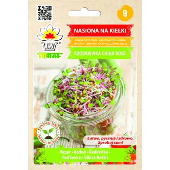 Kininių rožinių ridikėlių sėklos daigams, 20g pakuotė