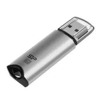 Silicon Power Marvel Series M02 USB atmintukas 16 GB sidabrinis