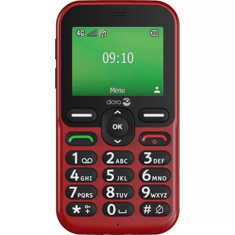 Mobilusis telefonas Doro Leva E10 2,4 colio raudonas