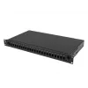 Paskirstymo dėžutė šviesolaidinei optikai Rack 1U 24xSC/LC 19 inch juoda