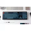 Klaviatūra Keychron V6 Max, juoda/mėlynai pilka, DE išdėstymas, Gateron Jupiter Red, Hot-Swap, RGB