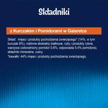 Felix Fanstastic vištiena su pomidoru – šlapias ėdalas katėms – 85 g