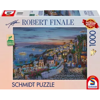 Robert Finale: Santorini Sonnenuntergang, Dėlionė 1000 dalių