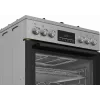 BEKO viryklė FBMA61330GXDT – dujinė kaitlentė, elektrinė orkaitė, 72 L, nerūdijantis plienas