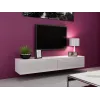Cama TV stovas VIGO '180' 30/180/40 baltas/baltas blizgus
