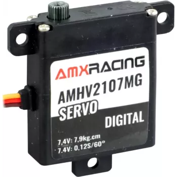 Amewi standartinis servo AMXRacing AMHV2107MG Midi analoginis servo, pavarų dėžės medžiaga: metalas (28447)