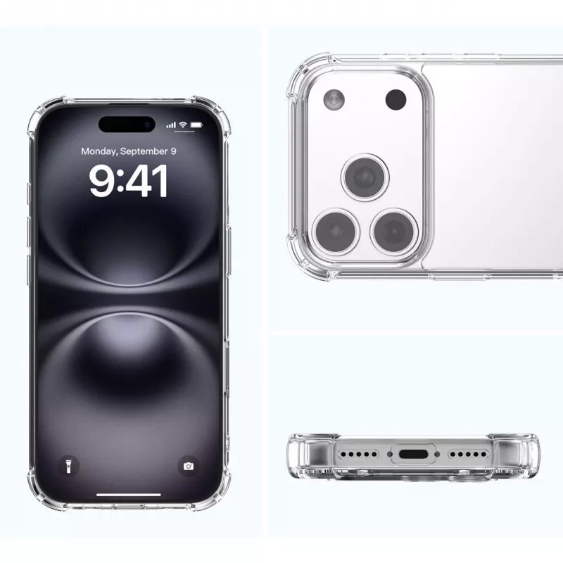4smarts Ibiza Border Case Apple iPhone 17 Pro Max 17,5 cm Skaidrus