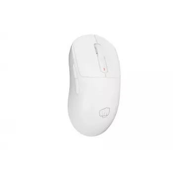 Belaidė pelė Fury Tanto T4 – 12000 DPI, balta, pritaikomi mygtukai, ergonomiška