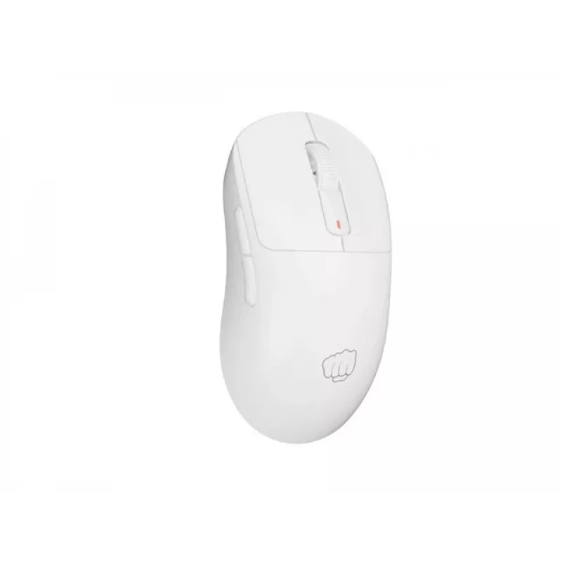 Belaidė pelė Fury Tanto T4 – 12000 DPI, balta, pritaikomi mygtukai, ergonomiška
