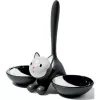 Alessi Tigrito katės dubuo juodas (AMMI09 B)