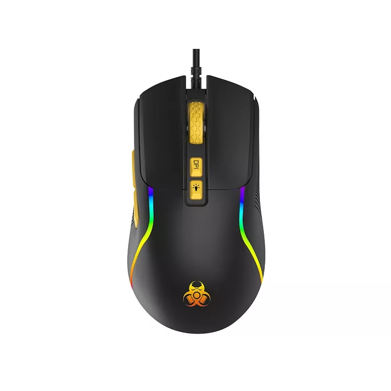 Tracer HORNET 87 klaviatūra ir pelė žaidimams USB QWERTY juoda, geltona