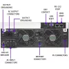 Qoltec hibridinis inverteris saulės sistemoms Off-Grid 4kVA 4kW 120A MPPT LCD Wi-Fi BMS Sinus