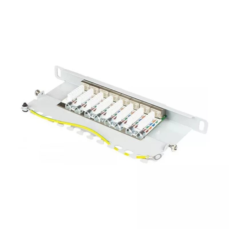 Good Connections Patchpanel 10Cat. 6A 8-P. 0,5HE šviesiai pilkas
