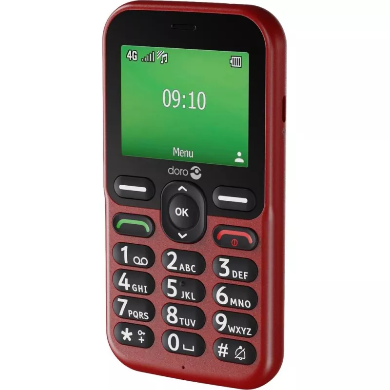 Mobilusis telefonas Doro Leva E10 2,4 colio raudonas