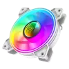 Gamemax DUAL RING INFINITY ventiliatorius korpusui | Baltas
