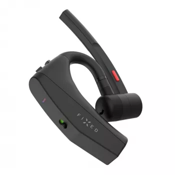 Ausinės ant galvos FIXED Talk Pro Black – laidinis ausinių rinkinys pokalbiams ir muzikai