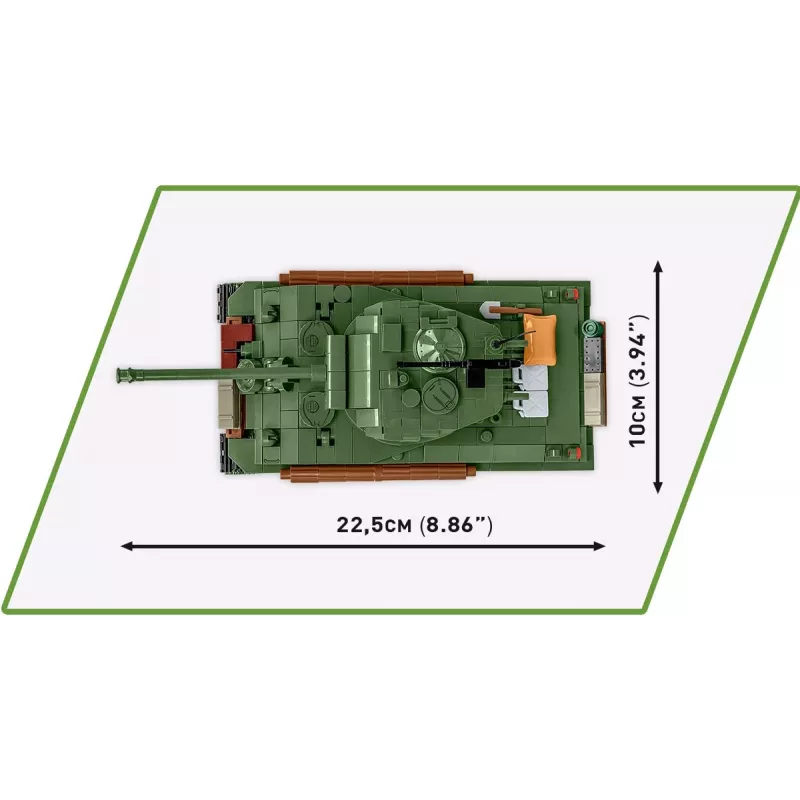 Konstruktorius Sherman M4A2E8 865 kaladėlių