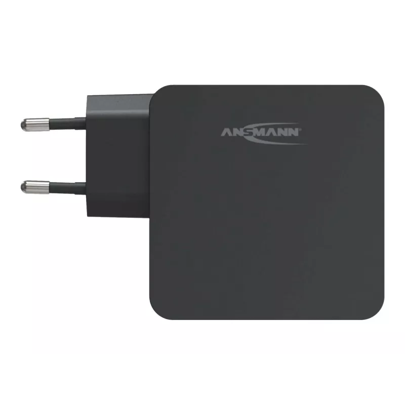 ANSMANN 247PD - Maitinimo blokas - 45 W - 4700 mA - PD, QC 3.0 - 2 išėjimo prievadai (USB, USB-C) - Juodas (1001-0095)