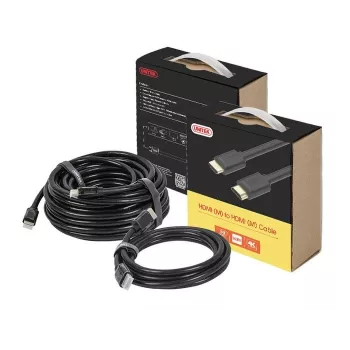 HDMI kabelis UNITEK Y-C137M 1,5 m HDMI A tipas (Standartinis) Juodas