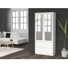 Topeshop SS-90 BIEL LUSTRO bedroom wardrobe/closet 5 shelves 2 durelės(s) baltas