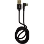 LC-POWER Laidas USB-Micro-1M-2 1m juodas, USB A į Micro-USB (LC-C-USB-MICRO-1M-2)