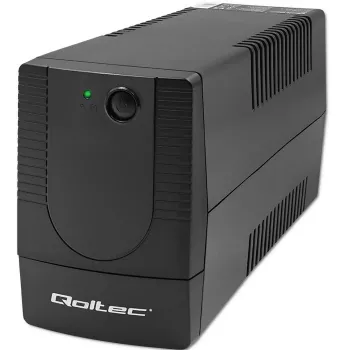 Qoltec 53737 nepertraukiamo maitinimo šaltinis (UPS) Line-Interactive 0.65 kVA 360 W 1 AC lizdas