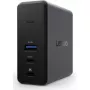 Lenovo X9 Įkrovimo stotelė GaN Wired USB 3.2 Gen 2 (3.1 Gen 2) Type-C Pilka