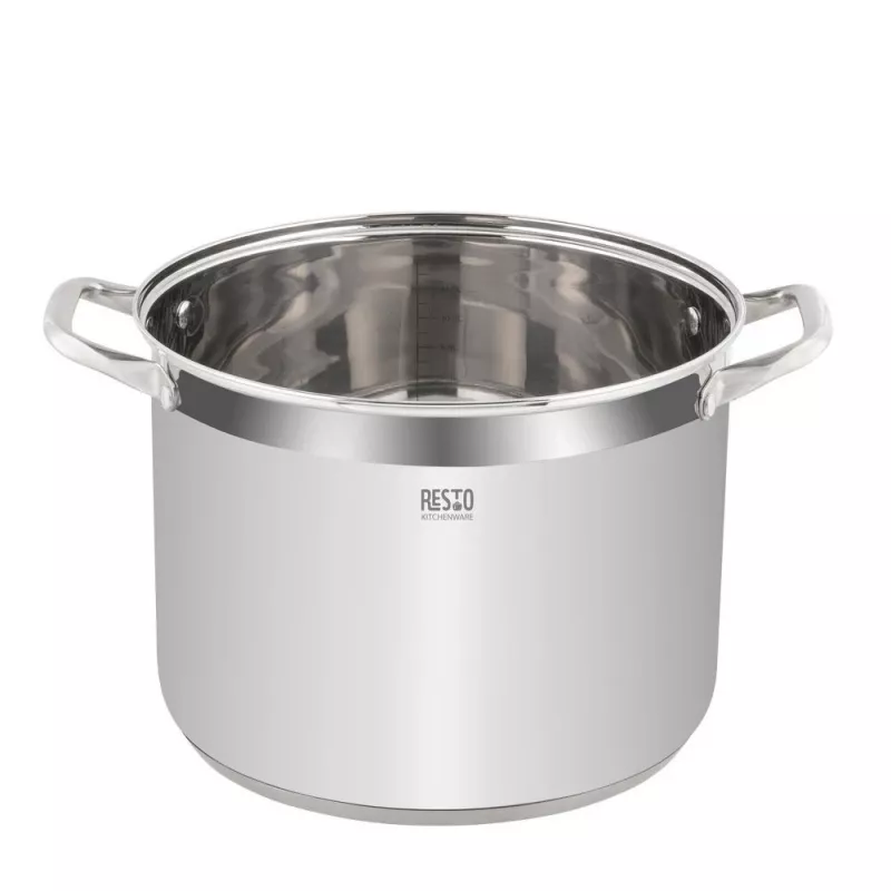 Resto Kitchenware Libra apvalus nerūdijančio plieno puodas 13 L, 22 cm
