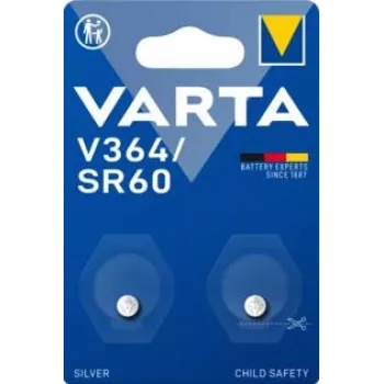 Vienkartinė baterija Varta V364 SR60 sidabro oksido monetinė 6,8 mm