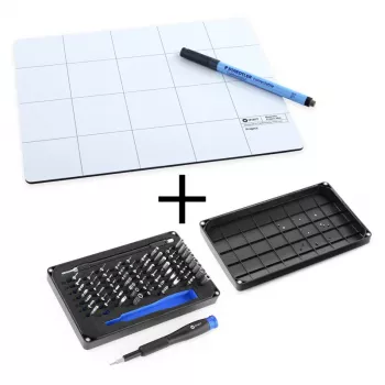 iFixit Mako 64 bitų atsuktuvų rinkinys + Pro magnetinis darbo kilimėlis