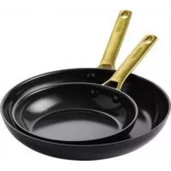 GreenPan Padova Reserve 2 dalių keptuvių rinkinys 20+26 cm Juoda (CC008480-001)