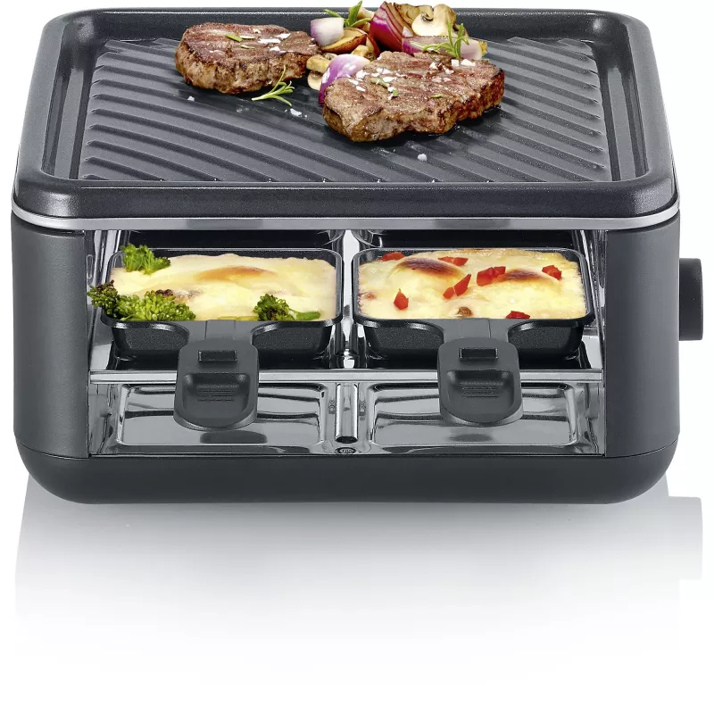 Severin RG 2360 raclette grilis 4 asmenims 800 W Juoda