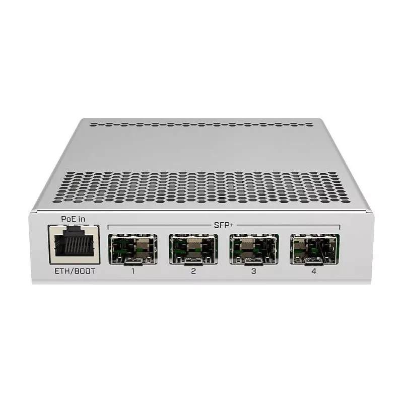 Mikrotik CRS305-1G-4S+IN valdomas tinklo jungiklis Gigabit Ethernet (10/100/1000) su PoE, baltas