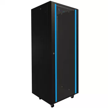 Laisvai pastatomas stovas Extralink Rackmount cabinet 37U 600x600 Juodas
